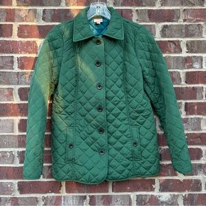 J. Jill Green Quilted Jacket / Blazer